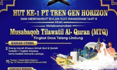 Rayakan HUT Pertama, PT. Tren Gen Horizon Hadiahkan Umroh Gratis Lewat MTQ Talang Lindung