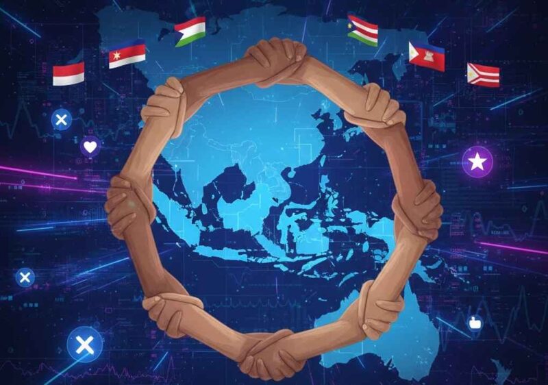 Mengenal SEAblings: Kekuatan Solidaritas Netizen Asia Tenggara yang Mengguncang Media Sosial (Foto: AI)