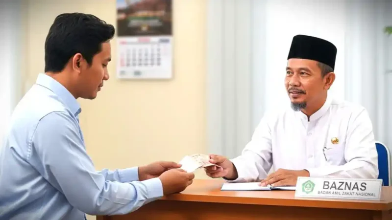 Cara Menghitung Zakat Penghasilan Biar Gaji Lebih Berkah. (Gemini AI)