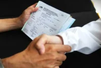 Petugas Unit Pengelola Zakat (UPZ) melayani pembayaran zakat, fidyah, kafarat, infaq, dan shadaqah di teras Masjid Istiqlal, Jakarta, Minggu 15 Maret 2026. (Kapanlagi.com)