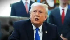 Presiden Amerika Serikat Donald Trump di Ruang Oval, Gedung Putih, pada 30 Januari 2026. (Dok. AP/Evan Vucci)