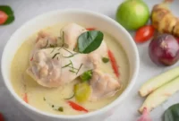 Ilustrasi Opor Ayam Kuah Putih Credit. (freepik.com)