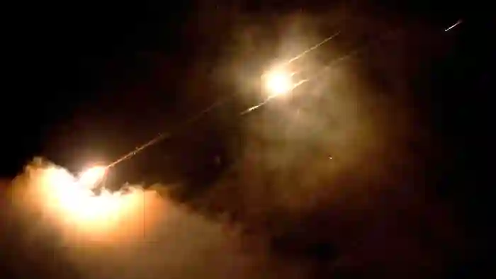 Ilustrasi -- Serangan rudal Iran terhadap Israel. (dok. REUTERS)