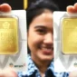 Harga Emas Antam Hari Ini 23 Maret 2026 Stabil. (ANTARA FOTO)
