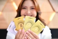 Harga emas hari ini. Harga emas Pegadaian hari ini. Harga emas UBS hari ini. Harga emas hari ini di Pegadaian. Harga emas Galeri 24 hari ini.(Dok Pegadaian)