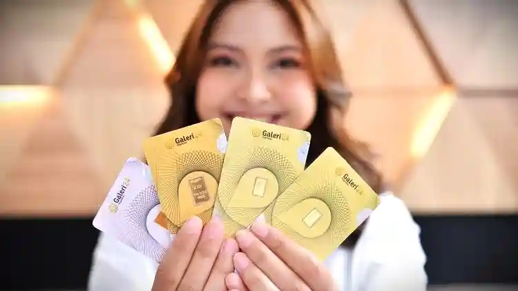 Harga emas hari ini. Harga emas Pegadaian hari ini. Harga emas UBS hari ini. Harga emas hari ini di Pegadaian. Harga emas Galeri 24 hari ini.(Dok Pegadaian)