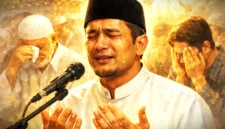 Doa Khutbah Idul Fitri yang Menyentuh Hati Bacaan Penutup yang Sering Membuat Jemaah Menangis.(Ilustrasi dibuat AI)
