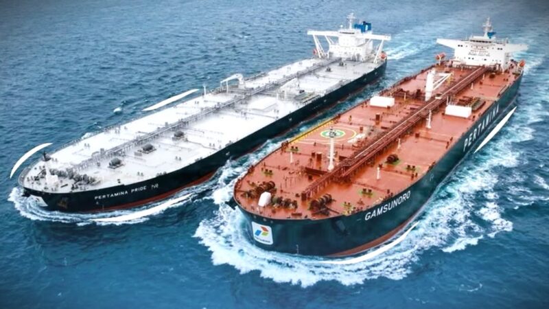 Dua kapal Pertamina Indonesia masih tertahan di Selat Hormuz. (KOMPAS.com)