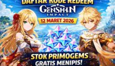 Daftar Kode Redeem Genshin Impact 12 Maret 2026: Stok Primogems Gratis Menipis!