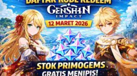 Daftar Kode Redeem Genshin Impact 12 Maret 2026: Stok Primogems Gratis Menipis!