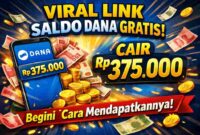 Viral Link Saldo DANA Gratis Rp 375.000 Cair ke Dompet Digital, Begini Cara Mendapatkannya