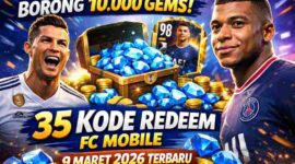 Borong 10.000 Gems! Ini 35 Kode Redeem FC Mobile 9 Maret 2026 Terbaru yang Masih Aktif