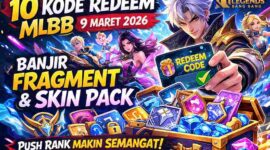 Push Rank Makin Semangat! Cek 10 Kode Redeem MLBB 9 Maret 2026: Banjir Fragment dan Skin Pack