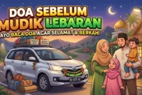 Doa Sebelum Mudik: Ikhtiar Keselamatan dan Kelancaran Perjalanan. Ilustrasi Gemini AI