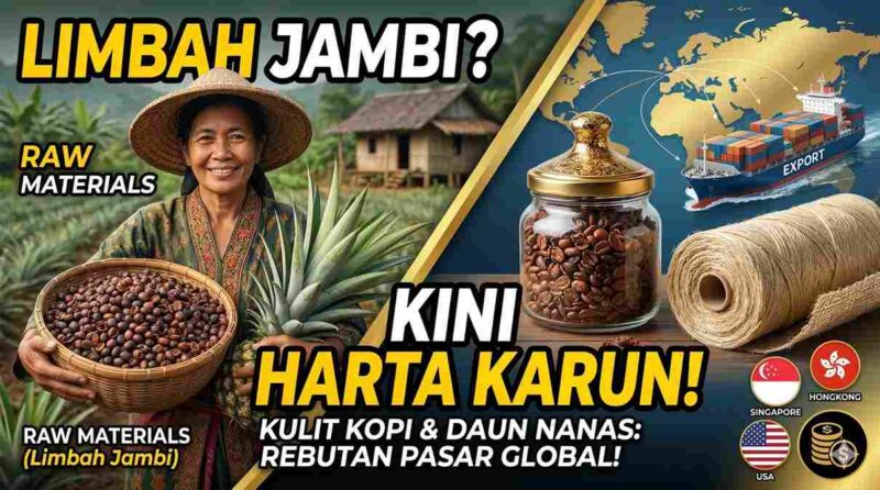 Kulit Kopi hingga Daun Nanas Jambi Kini Jadi Rebutan Pasar Global