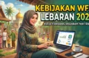 Kebijakan WFA Lebaran 2026: ASN dan Karyawan Swasta Bisa Kerja dari Mana Saja. Ilustrasi Gemini AI