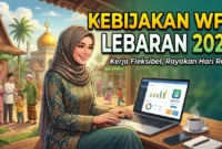 Kebijakan WFA Lebaran 2026: ASN dan Karyawan Swasta Bisa Kerja dari Mana Saja. Ilustrasi Gemini AI