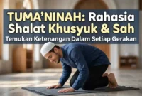 Tuma’ninah: Rahasia Shalat Khusyuk dan Sah. Ilustrasi AI
