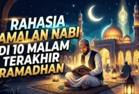Ini Amalan Nabi Muhammad SAW di 10 Malam Terakhir Ramadhan. Ilustrasi Gemini AI