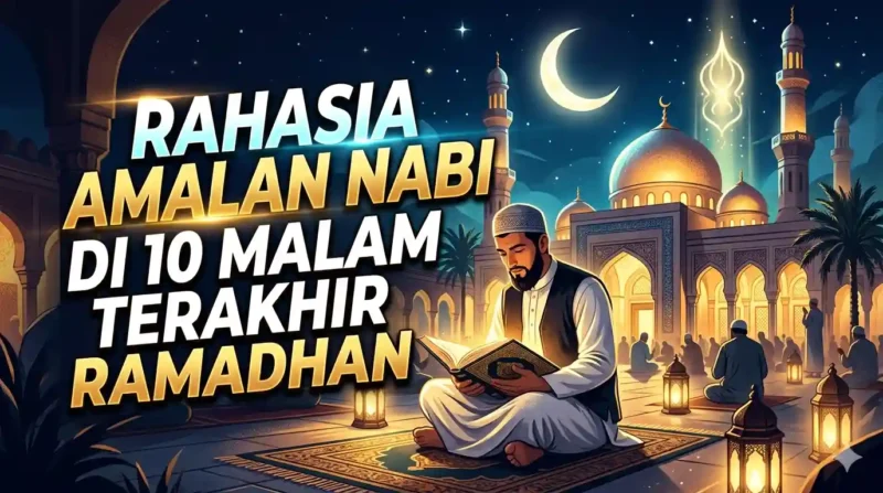 Ini Amalan Nabi Muhammad SAW di 10 Malam Terakhir Ramadhan. Ilustrasi Gemini AI