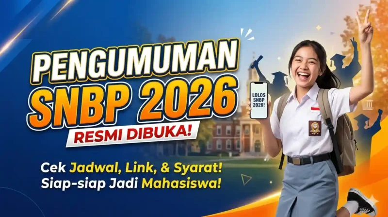 Pengumuman SNBP 2026, Ini Aturan Baru & Panduan Cek Hasil Seleksi. Ilustrasi Gemini AI