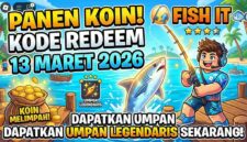 Panen Koin! Kode Redeem Fish It Roblox 13 Maret 2026: Dapatkan Umpan Legendaris Sekarang