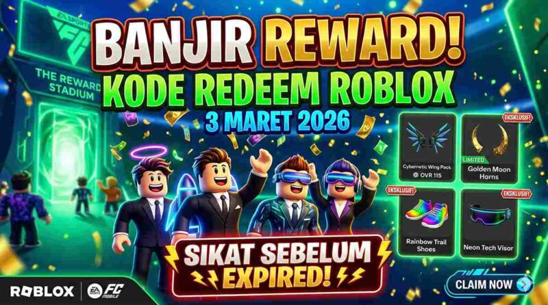 Banjir Reward! Kode Redeem Roblox 3 Maret 2026, Sikat Aksesori Eksklusif Sebelum Expired