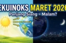 Ilustrasi Ekuinoks Maret 2026: Fenomena Hari Tanpa Bayangan di Indonesia. Gemini AI