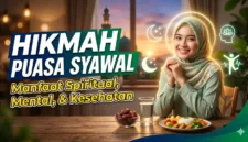Hikmah Puasa Syawal bagi Kehidupan Muslim. Ilustrasi Gemini AI