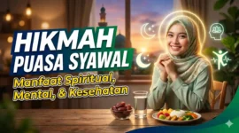 Hikmah Puasa Syawal bagi Kehidupan Muslim. Ilustrasi Gemini AI