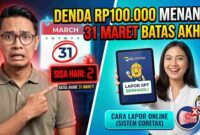 Ilustrasi. Ingat, 31 Maret Batas Akhir SPT Orang Pribadi! Ini Besaran Denda dan Cara Lapor Online