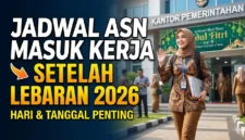 ASN Masuk Kerja Setelah Lebaran 2026. Ilustrasi Gemini AI