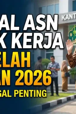 Kapan ASN Masuk Kerja Setelah Lebaran 2026? Ini Jadwalnya