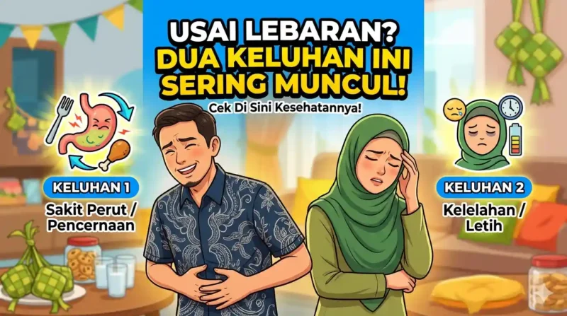 Usai Lebaran, Dua Keluhan Kesehatan Ini Paling Sering Muncul. Ilustrasi Gemini AI