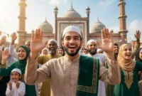 Bacaan Takbiran Idulfitri 2026 Lengkap. Ilustrasi Gemini AI