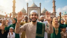 Bacaan Takbiran Idulfitri 2026 Lengkap. Ilustrasi Gemini AI