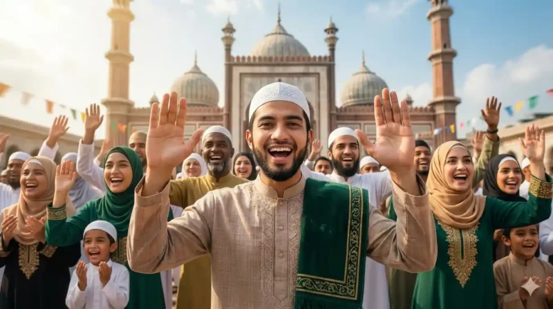 Bacaan Takbiran Idulfitri 2026 Lengkap. Ilustrasi Gemini AI