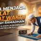 Cara Menjaga Shalat Tepat Waktu Setelah Ramadhan. Ilustrasi Gemini AI