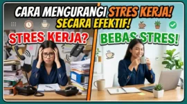 Ilustrasi - Mengurangi Stres Kerja Secara Efektif. Gemini AI