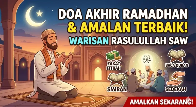 Ilustrasi - Doa Akhir Ramadhan Rasulullah SAW. Gemini AI