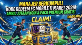 Kode Redeem FC Mobile Berhadiah Jutaan Koin dan Pack Premium Gratis