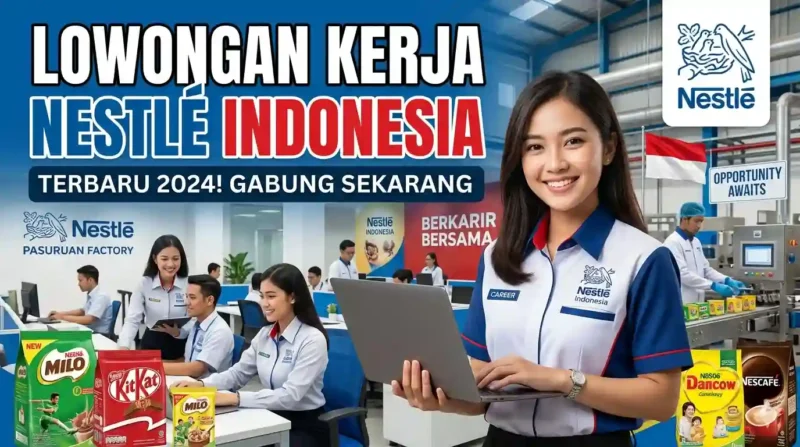 Ilustrasi Lowongan Kerja Nestle Indonesia Maret 2026. Gemini AI