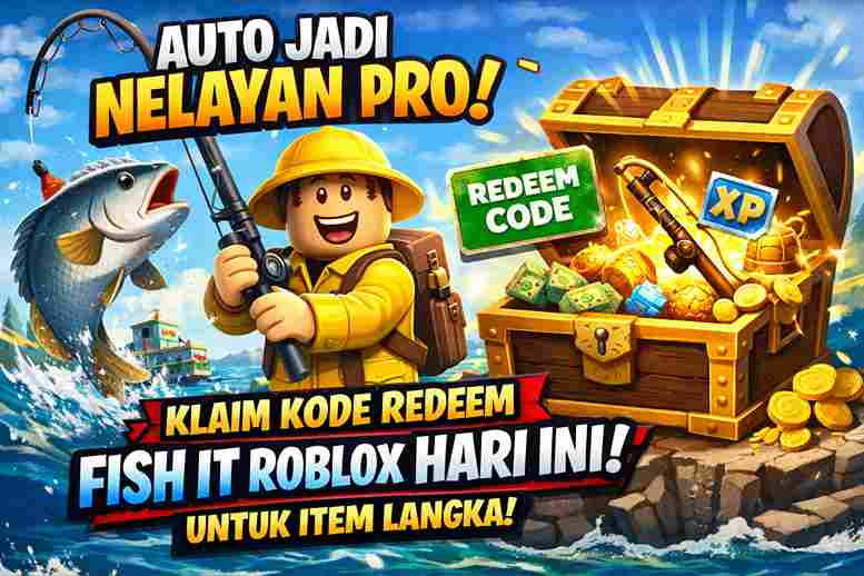 Auto Jadi Nelayan Pro! Klaim Kode Redeem Fish It Roblox Hari Ini untuk Item Langka
