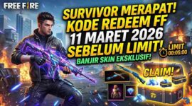 Survivor Merapat! Klaim Kode Redeem FF 11 Maret 2026 Sebelum Limit, Banjir Skin Eksklusif