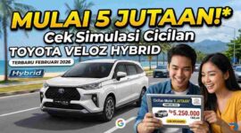 Mulai 5 Jutaan! Cek Simulasi Cicilan Toyota Veloz Hybrid Terbaru Februari 2026