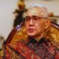 Jenderal TNI (Purn.) Try Sutrisno. (Tangkapan layar YouTube Sekretariat Presiden/cnbc)