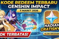 Update Kode Redeem Genshin Impact 7 Maret 2026: Stok Terbatas, Amankan Hadiah Gratisnya!