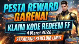 Klaim Kode Redeem FF 4 Maret 2026 Sekarang Sebelum Limit