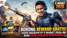 Borong Reward Gratis! Kode Redeem FF 5 Maret 2026 Ini Beri Skin Senjata Permanen