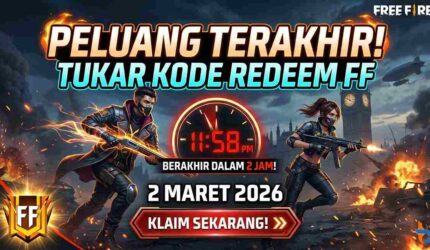 Kode Redeem FF 2 Maret 2026